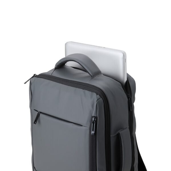 Mochila Couro Sintético USB 23 Litros - Imagem 3